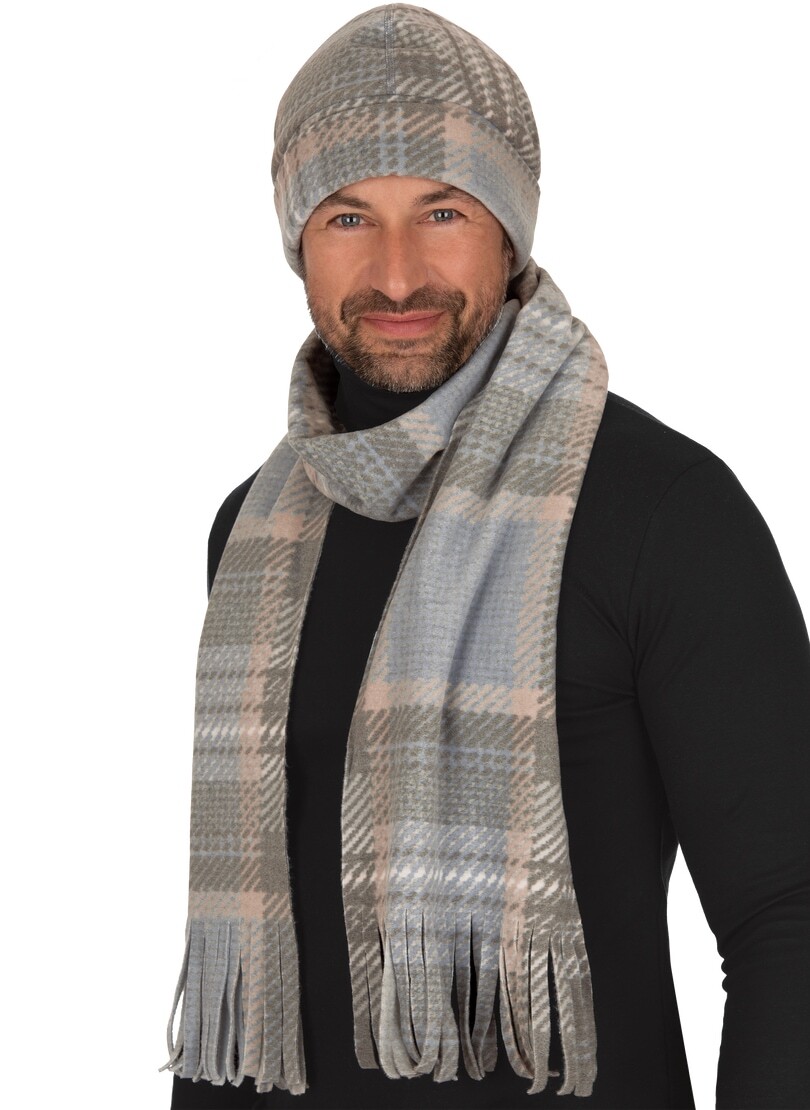 Trigema Fleeceschal »TRIGEMA Fleece-Schal mit Karo-Muster« Trigema Fleeceschal »TRIGEMA Fleece-Schal mit Karo-Muster« von Trigema