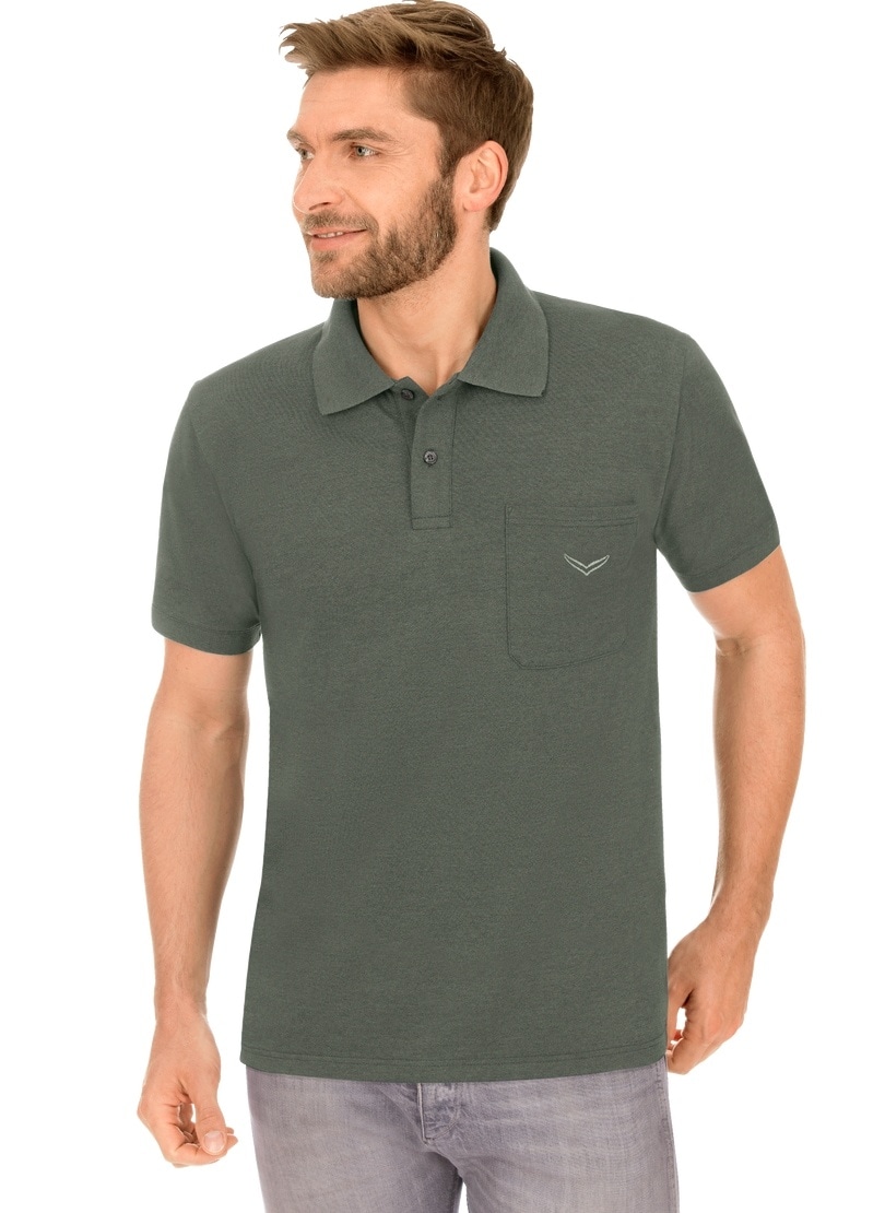 Trigema Poloshirt »TRIGEMA Polohemd mit Brusttasche«, (1 tlg.) von Trigema