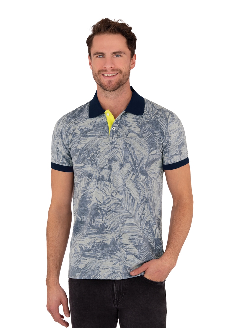 Trigema Poloshirt »TRIGEMA Poloshirt mit schickem floralem Muster« von Trigema