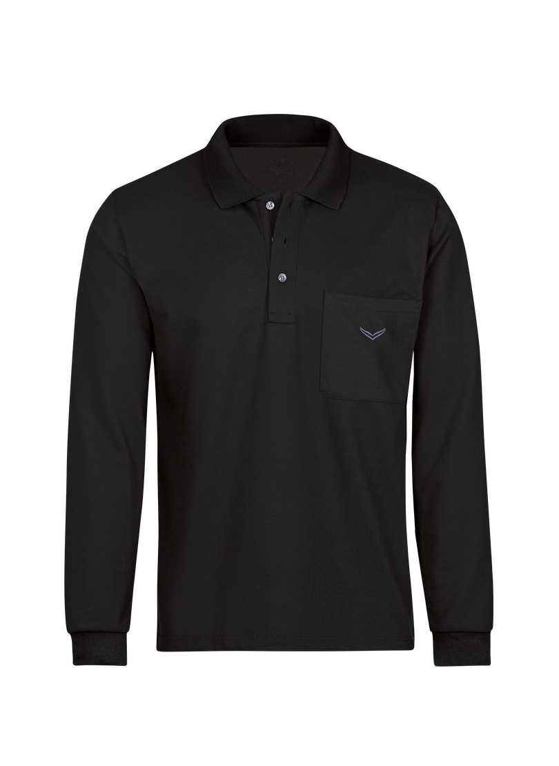 Trigema Poloshirt »TRIGEMA Langarm Poloshirt aus Baumwolle«, (1 tlg.) von Trigema