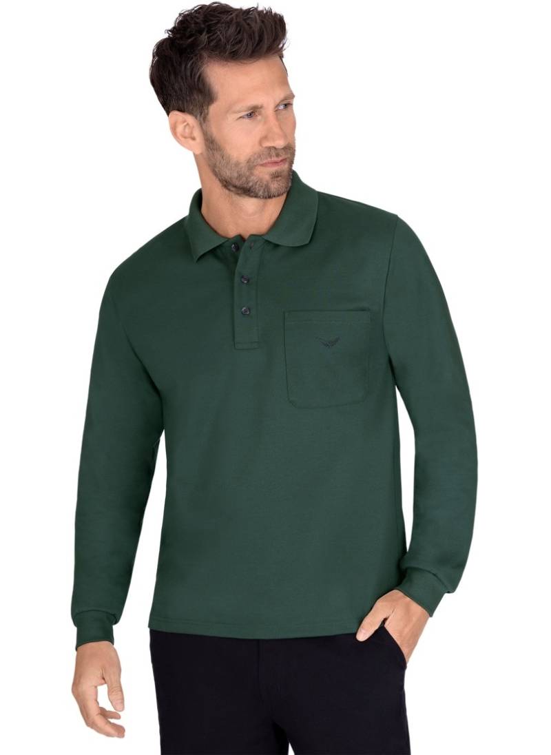 Trigema Poloshirt »TRIGEMA Langarm Poloshirt aus Baumwolle«, (1 tlg.) von Trigema