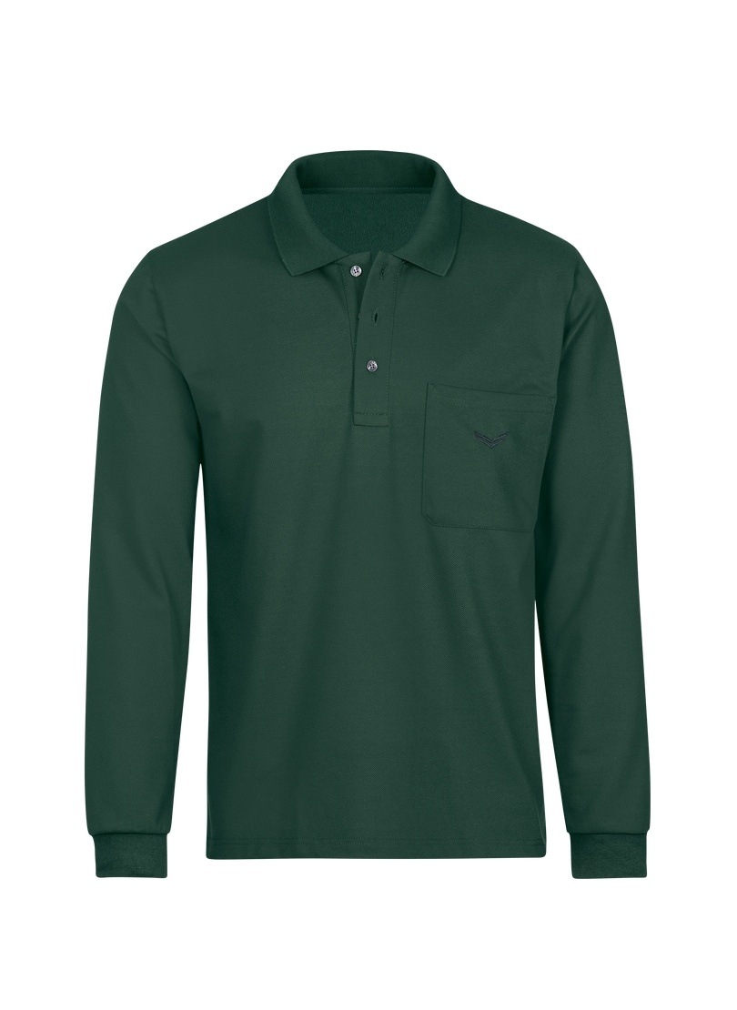 Trigema Poloshirt »TRIGEMA Langarm Poloshirt aus Baumwolle«, (1 tlg.) von Trigema