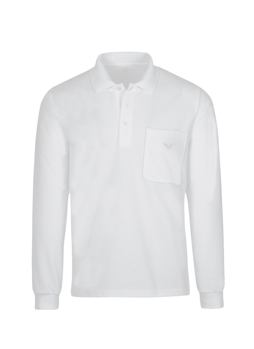 Trigema Poloshirt »TRIGEMA Langarm Poloshirt aus Baumwolle«, (1 tlg.) von Trigema