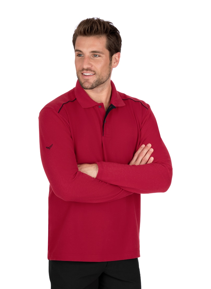 Trigema Poloshirt »TRIGEMA Langarm Poloshirt aus Biobaumwolle«, (1 tlg.) von Trigema