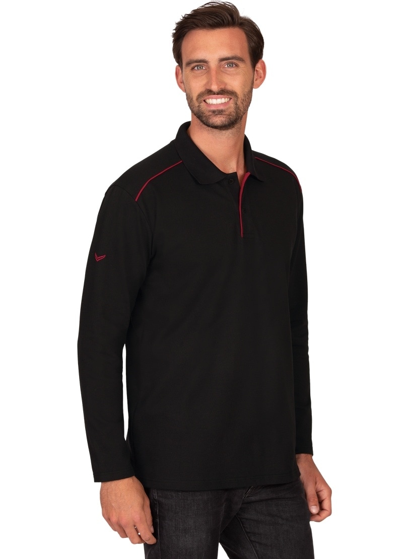 Trigema Poloshirt »TRIGEMA Langarm Poloshirt aus Biobaumwolle«, (1 tlg.) von Trigema