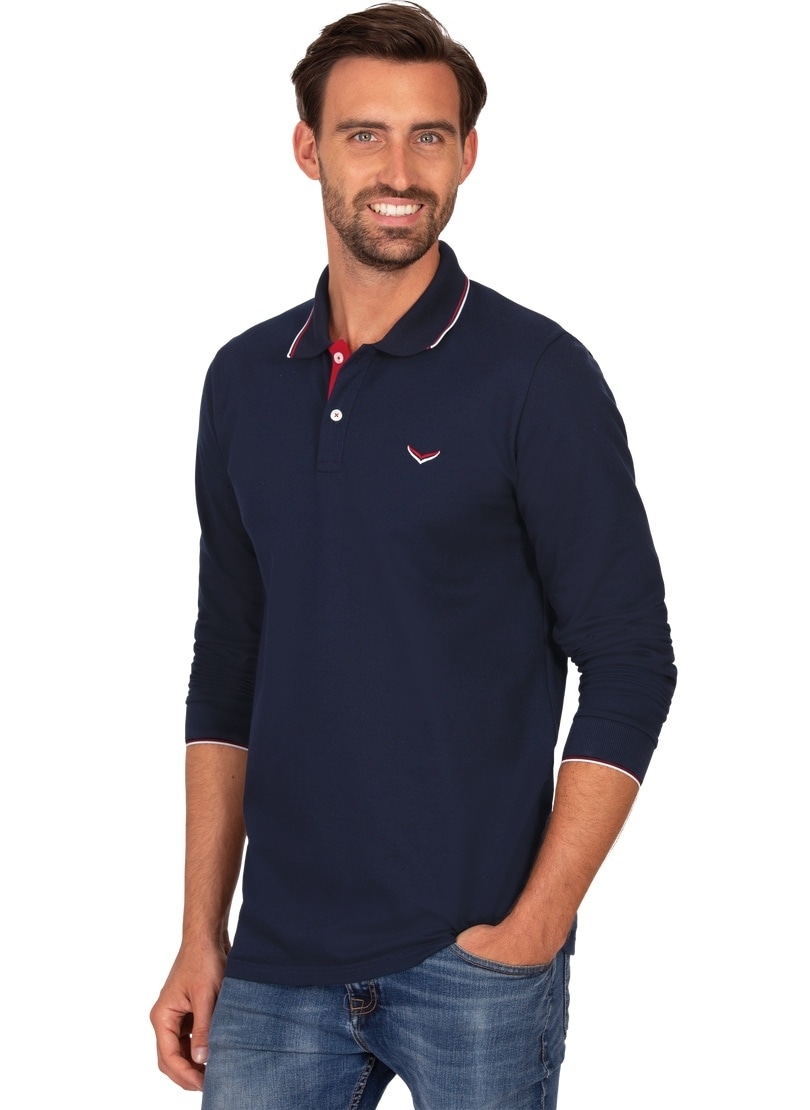 Trigema Poloshirt »TRIGEMA Modisches Poloshirt mit langen Armen«, (1 tlg.) von Trigema