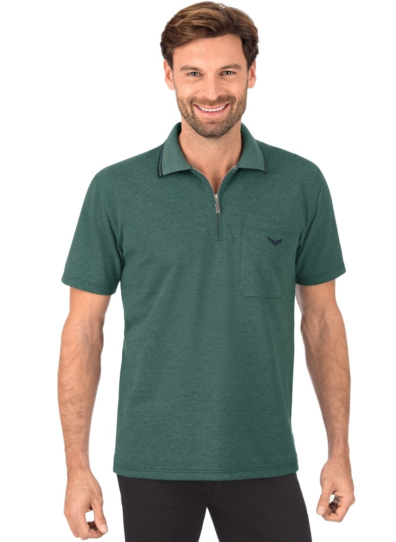 Trigema Poloshirt »TRIGEMA Poloshirt mit Reissverschluss«, (1 tlg.) von Trigema