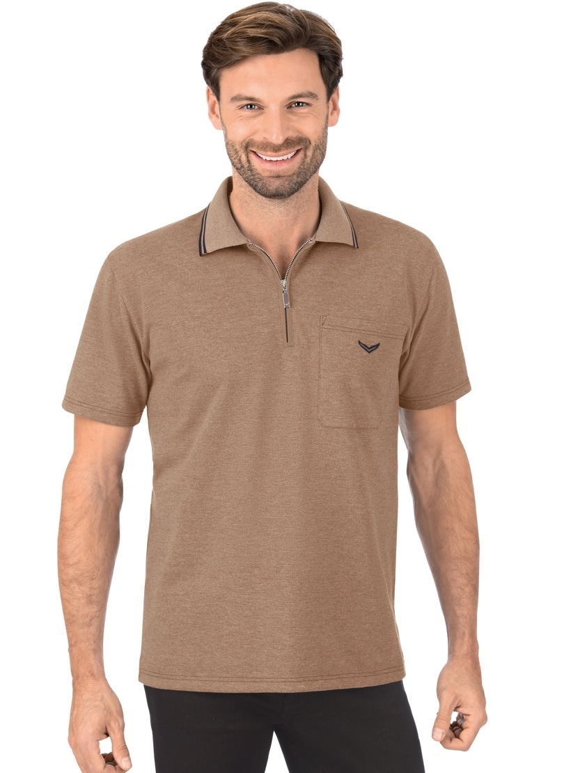 Trigema Poloshirt »TRIGEMA Poloshirt mit Reissverschluss«, (1 tlg.) von Trigema