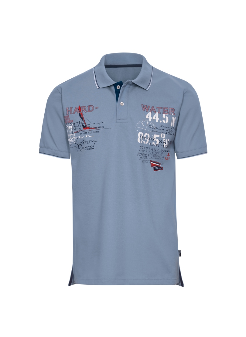 Trigema Poloshirt »TRIGEMA Poloshirt mit maritimem Printmotiv«, (1 tlg.) von Trigema