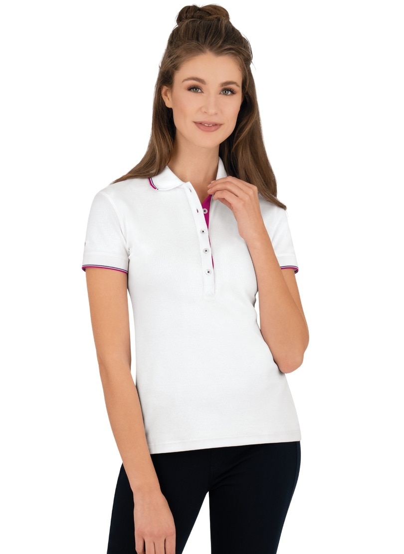 Trigema Poloshirt »TRIGEMA Slim Fit Poloshirt mit langer Knopfleiste«, (1 tlg.) von Trigema