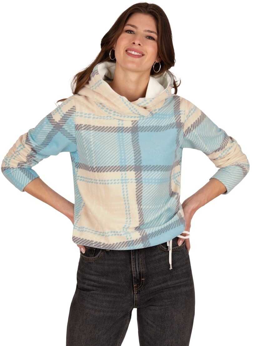 Trigema Strickfleece-Pullover »TRIGEMA Fleece-Pullover mit Kapuze« von Trigema