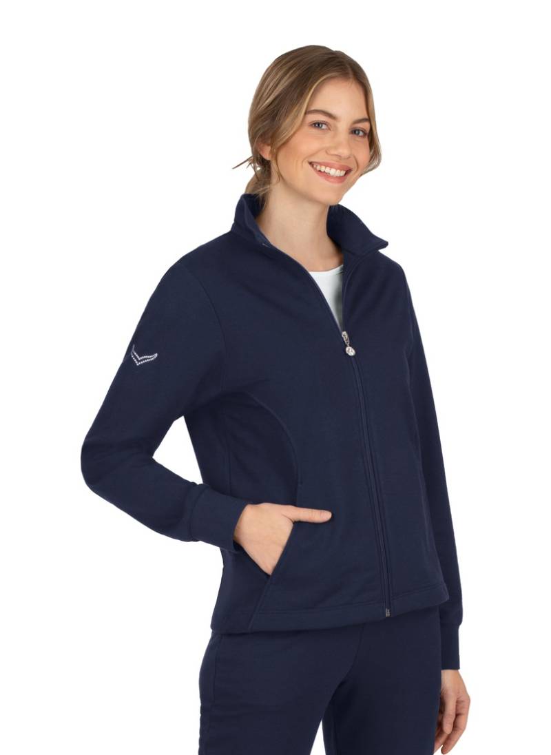 Trigema Sweatjacke »TRIGEMA Sweat-Jacke mit Kristallsteinen« von Trigema