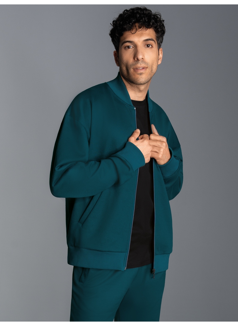 Trigema Sweatjacke »TRIGEMA Collegejacke in weicher Sweat-Qualität« von Trigema