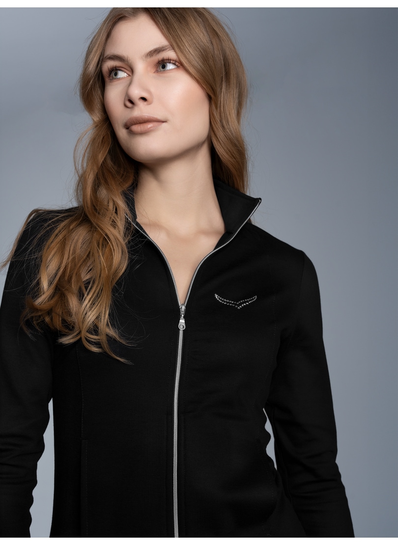 Trigema Sweatjacke »TRIGEMA Jacke mit Kristallsteinen«, (1 tlg.) von Trigema