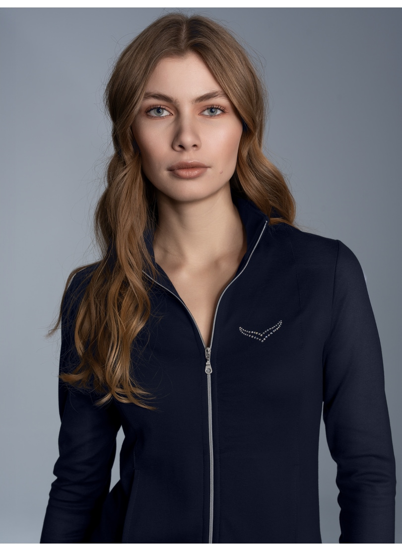 Trigema Sweatjacke »TRIGEMA Jacke mit Kristallsteinen«, (1 tlg.) von Trigema