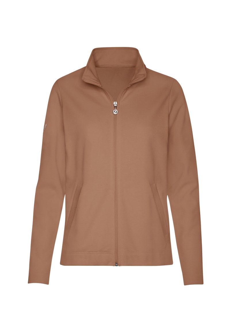 Trigema Sweatjacke »TRIGEMA Jacke mit funkelnden Strass-Steinen« von Trigema