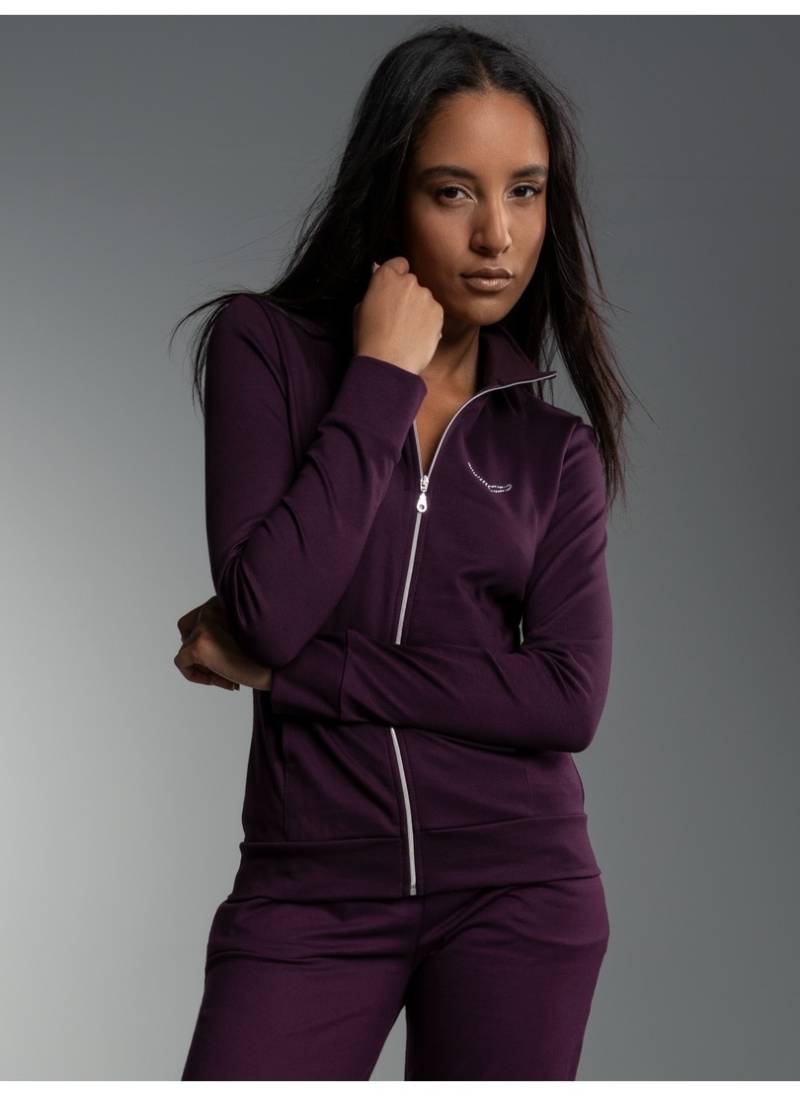 Trigema Sweatjacke »TRIGEMA Jacke veredelt mit Kristallsteinen« von Trigema