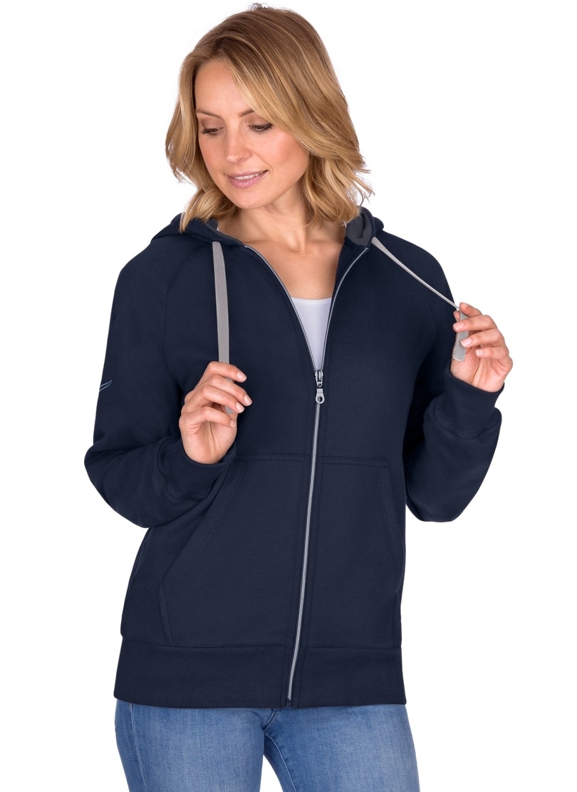 Trigema Sweatjacke »TRIGEMA Sweatjacke mit Kapuze«, (1 tlg.) von Trigema