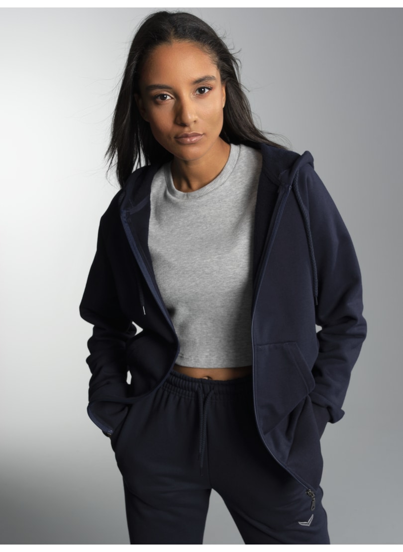 Trigema Sweatjacke »TRIGEMA Sweatjacke mit Kapuze« von Trigema
