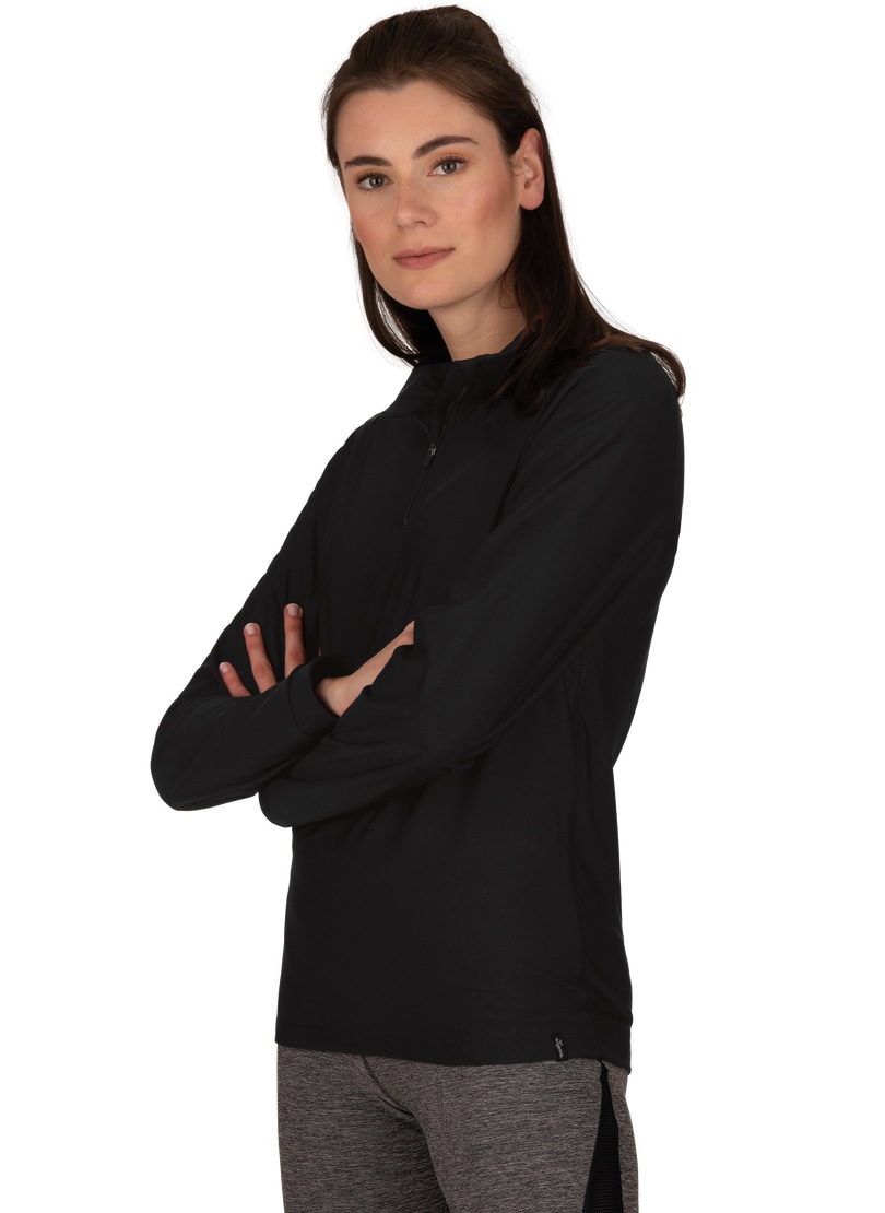 Trigema Sweatshirt »TRIGEMA Langärmeliges Sportshirt mit Reissverschluss« von Trigema