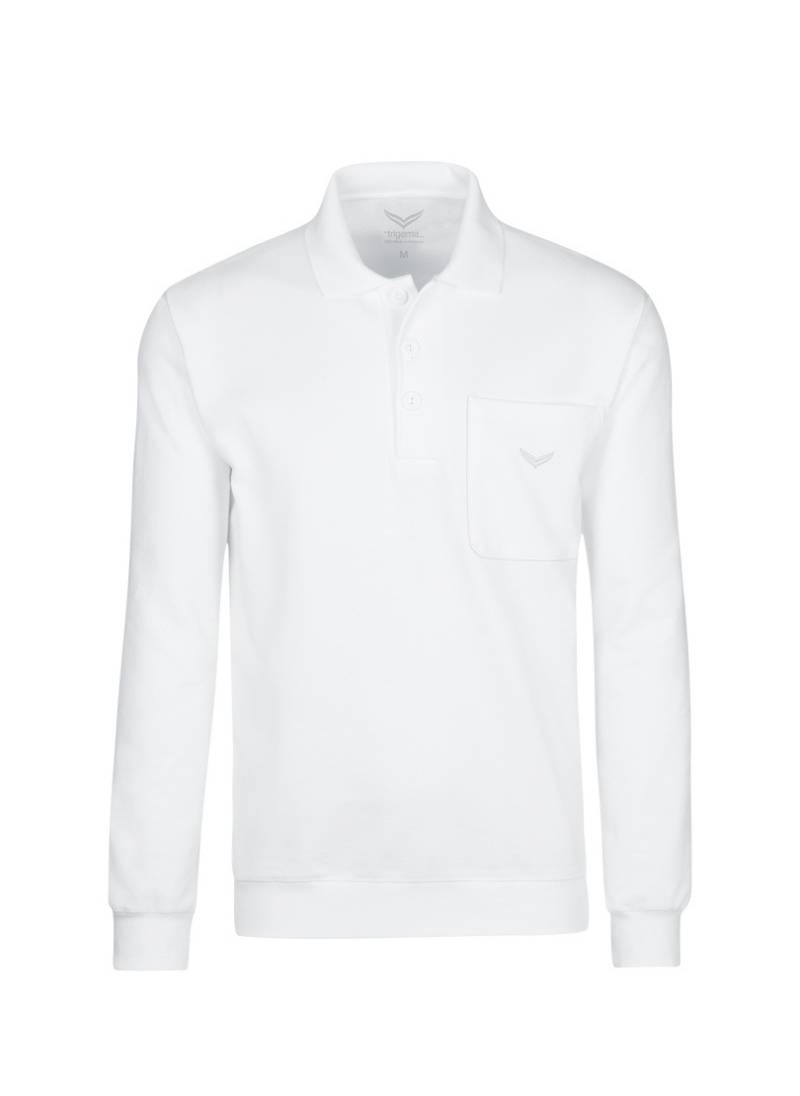 Trigema Sweatshirt »TRIGEMA Langarm Polo aus Sweat-Qualität« von Trigema