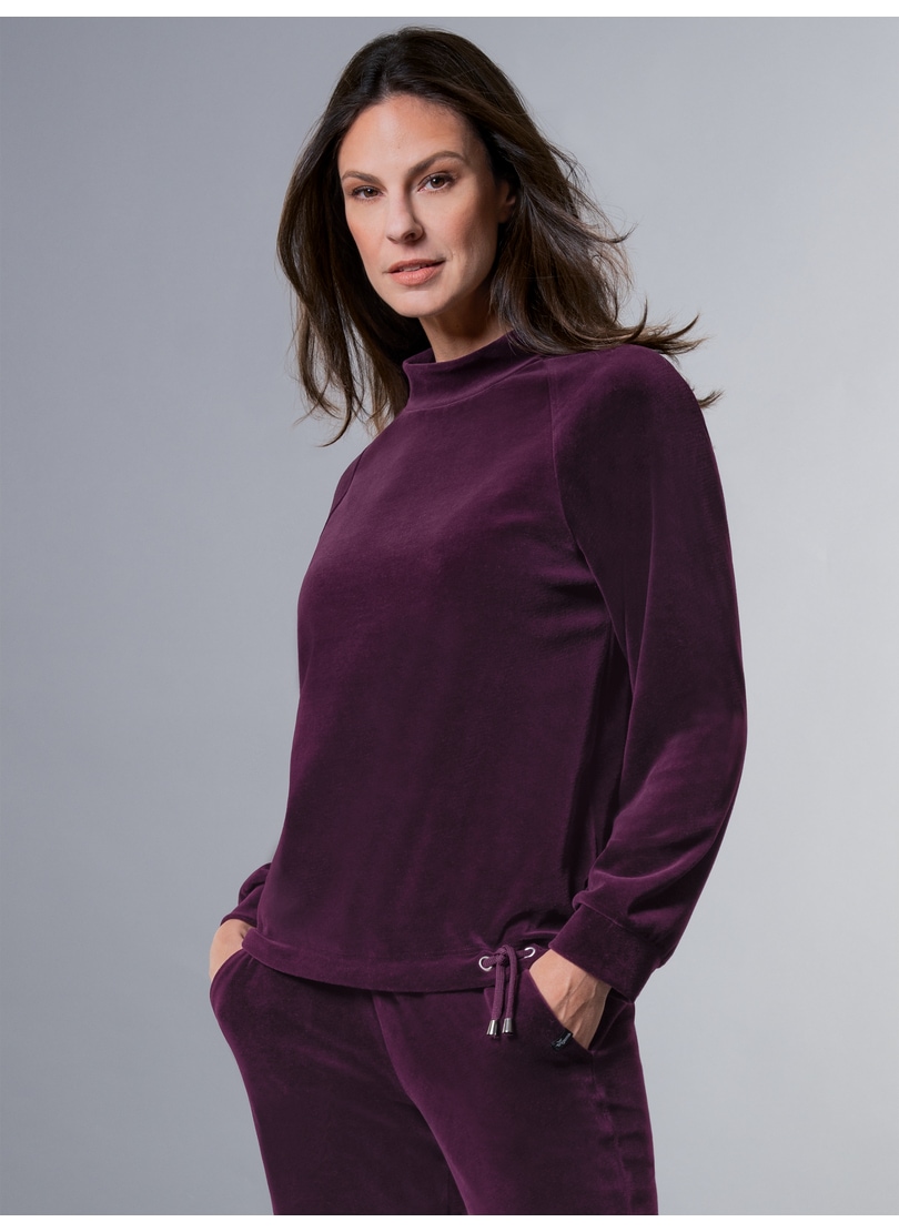 Trigema Sweatshirt »TRIGEMA Nicki Pullover mit Kordelzug« von Trigema