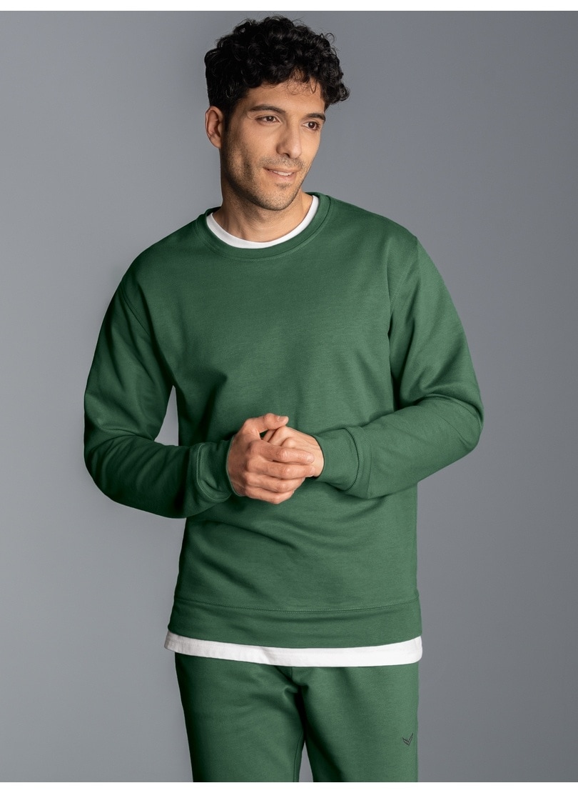 Trigema Sweatshirt »TRIGEMA Sweatshirt aus Biobaumwolle« von Trigema