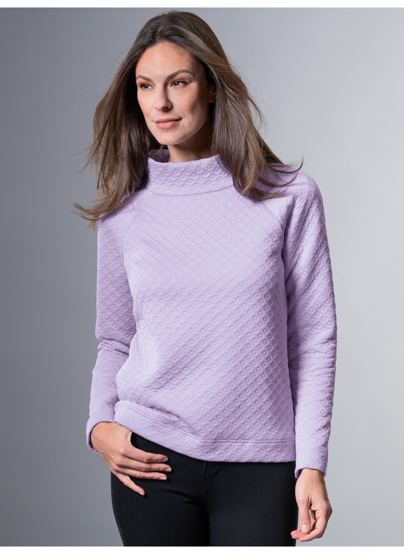 Trigema Sweatshirt »TRIGEMA Sweatshirt in Jacquard-Strick-Qualität« von Trigema
