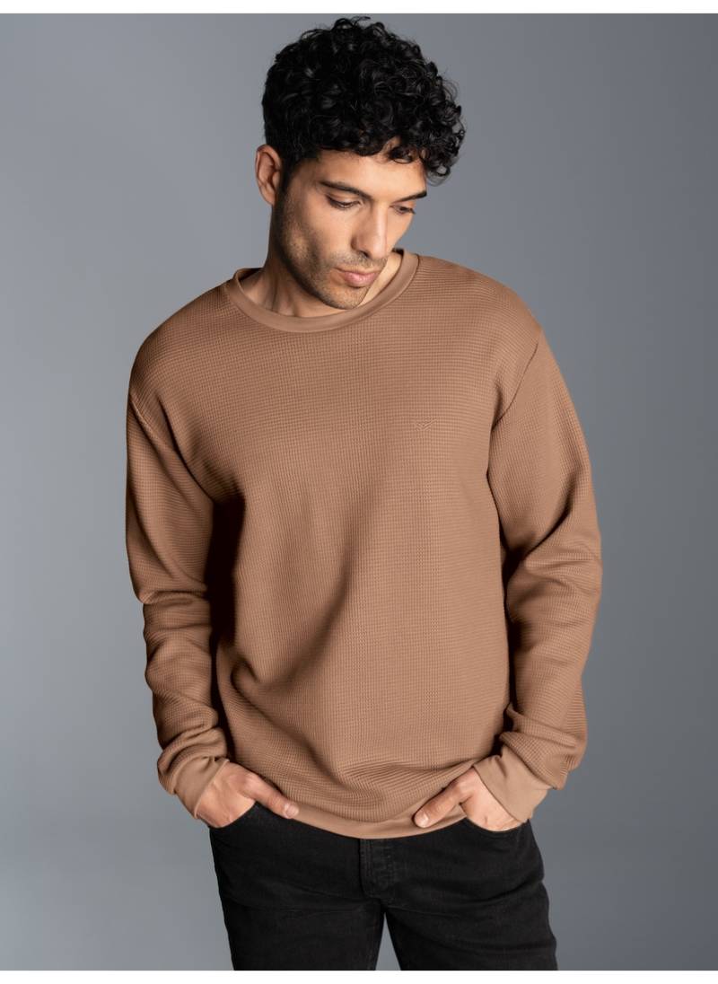 Trigema Sweatshirt »TRIGEMA Sweatshirt in Waffeloptik« von Trigema