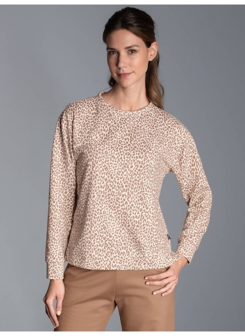 Trigema Sweatshirt »TRIGEMA Sweatshirt mit Allover-Leo-Print« von Trigema