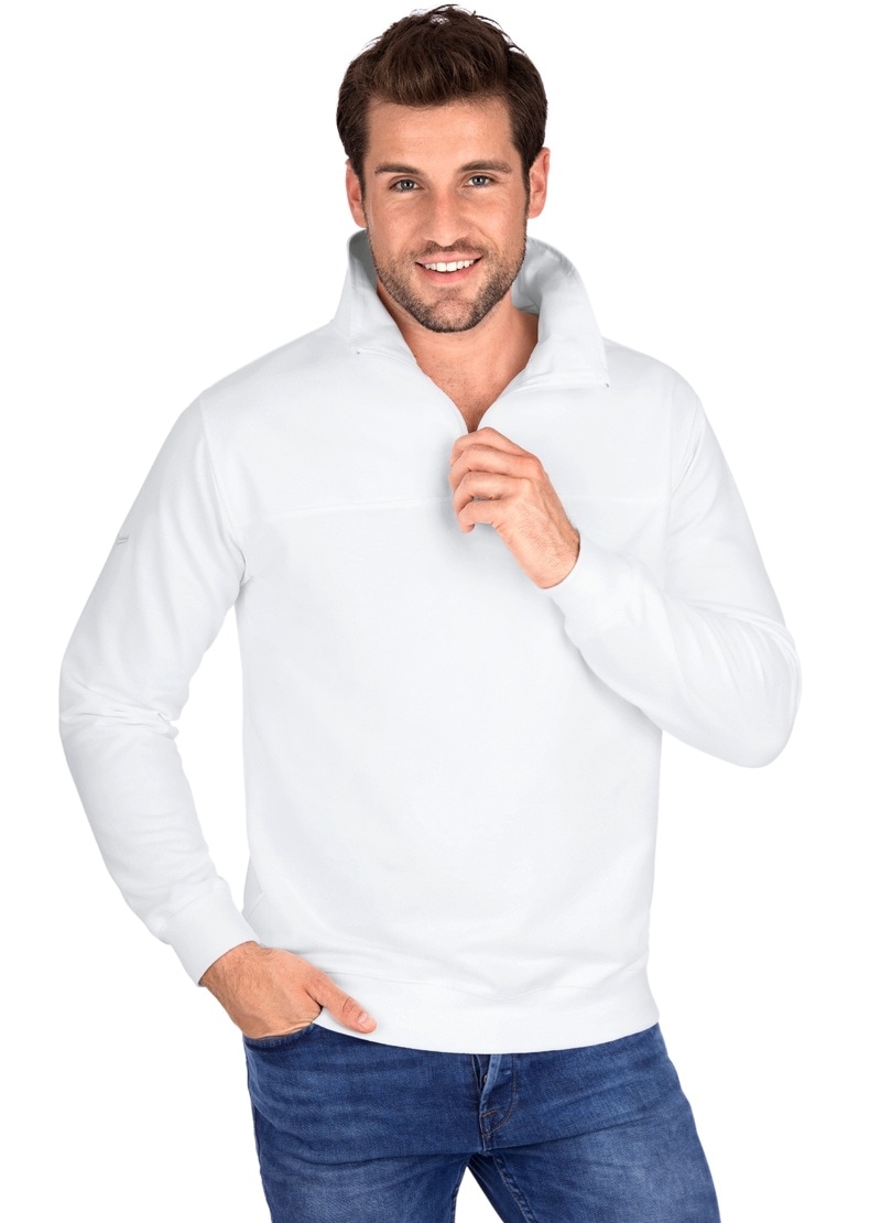 Trigema Sweatshirt »TRIGEMA Sweatshirt mit Reissverschluss« von Trigema