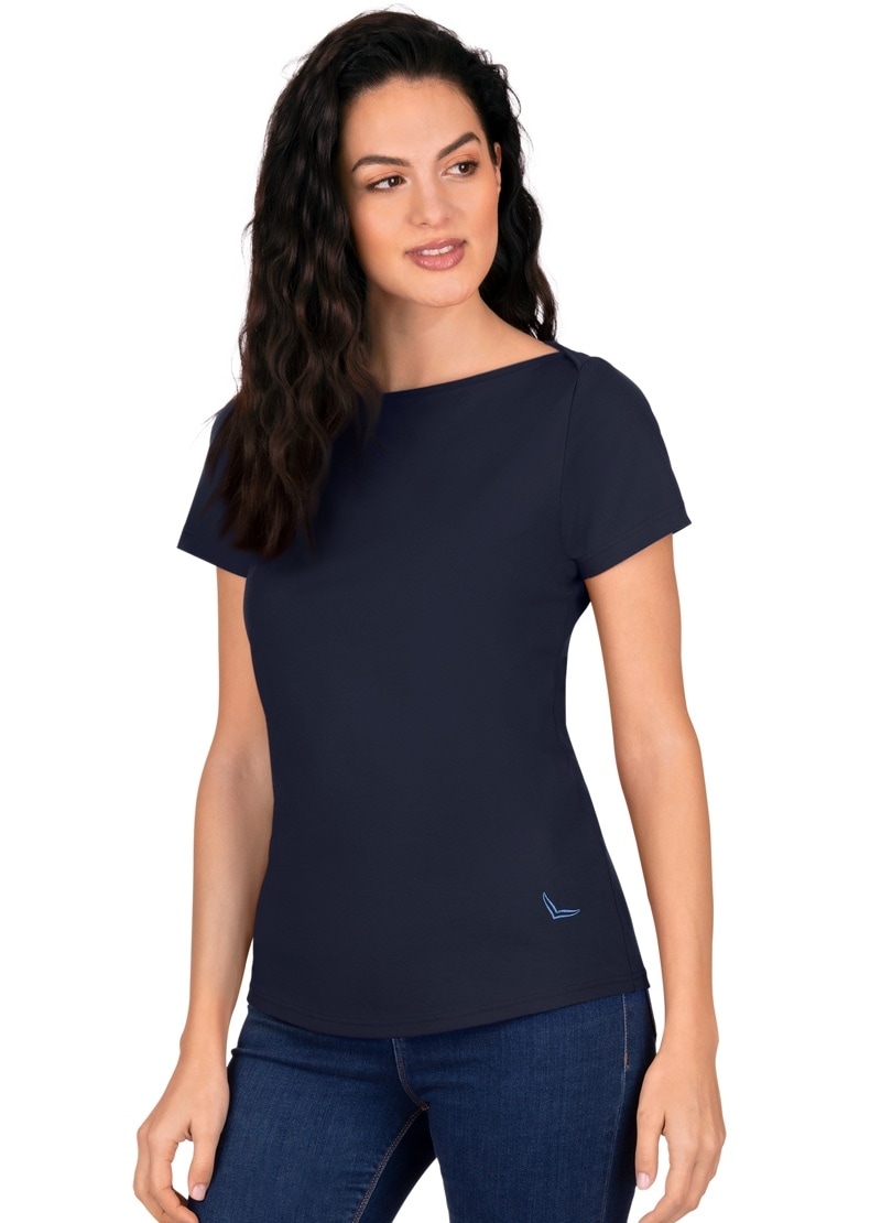 Trigema T-Shirt »TRIGEMA Schickes Damen T-Shirt in Öko-Qualität«, (1 tlg.) von Trigema