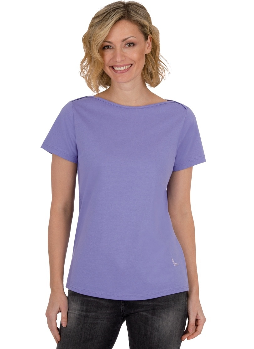 Trigema T-Shirt »TRIGEMA Schickes Damen T-Shirt in Öko-Qualität«, (1 tlg.) von Trigema