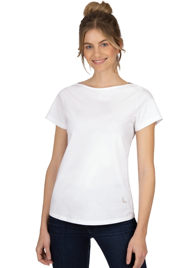 Trigema T-Shirt »TRIGEMA Schickes Damen T-Shirt in Öko-Qualität«, (1 tlg.) von Trigema