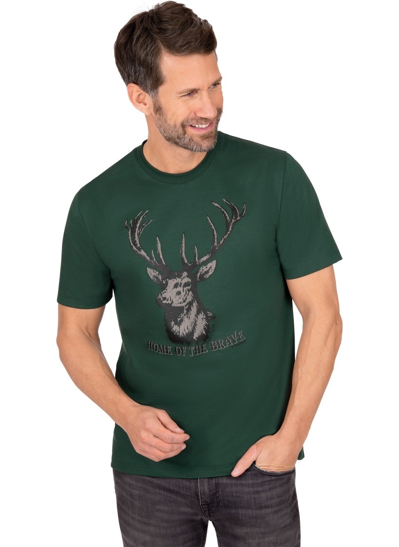 Trigema T-Shirt »TRIGEMA T-Shirt mit Hirschmotiv«, (1 tlg.) von Trigema