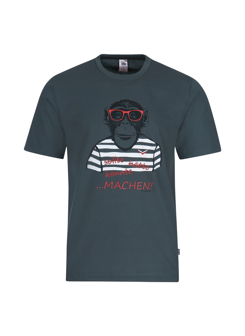 Trigema T-Shirt »TRIGEMA T-Shirt mit grossem Affen-Aufdruck«, (1 tlg.) Trigema T-Shirt »TRIGEMA T-Shirt mit grossem Affen-Aufdruck«, (1 tlg.) von Trigema