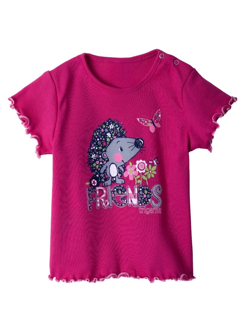 Trigema T-Shirt »TRIGEMA Baby-Shirt mit niedlichem Igel-Motiv«, (1 tlg.) von Trigema