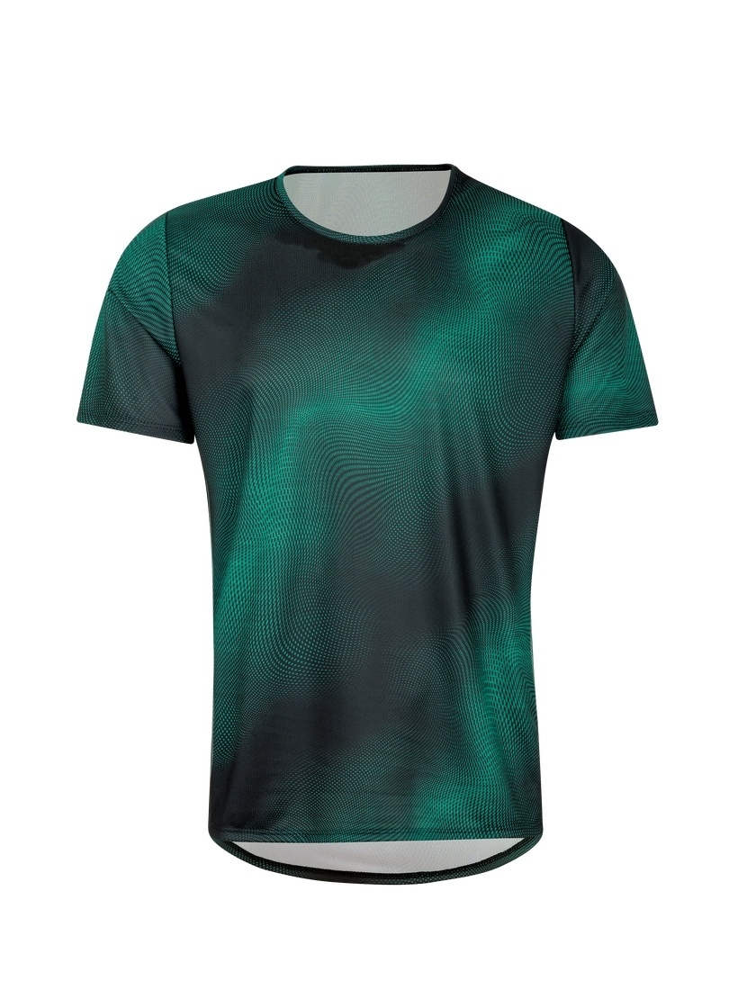 Trigema T-Shirt »TRIGEMA COOLMAX® Sportshirt mit modischem Druck«, (1 tlg.) von Trigema