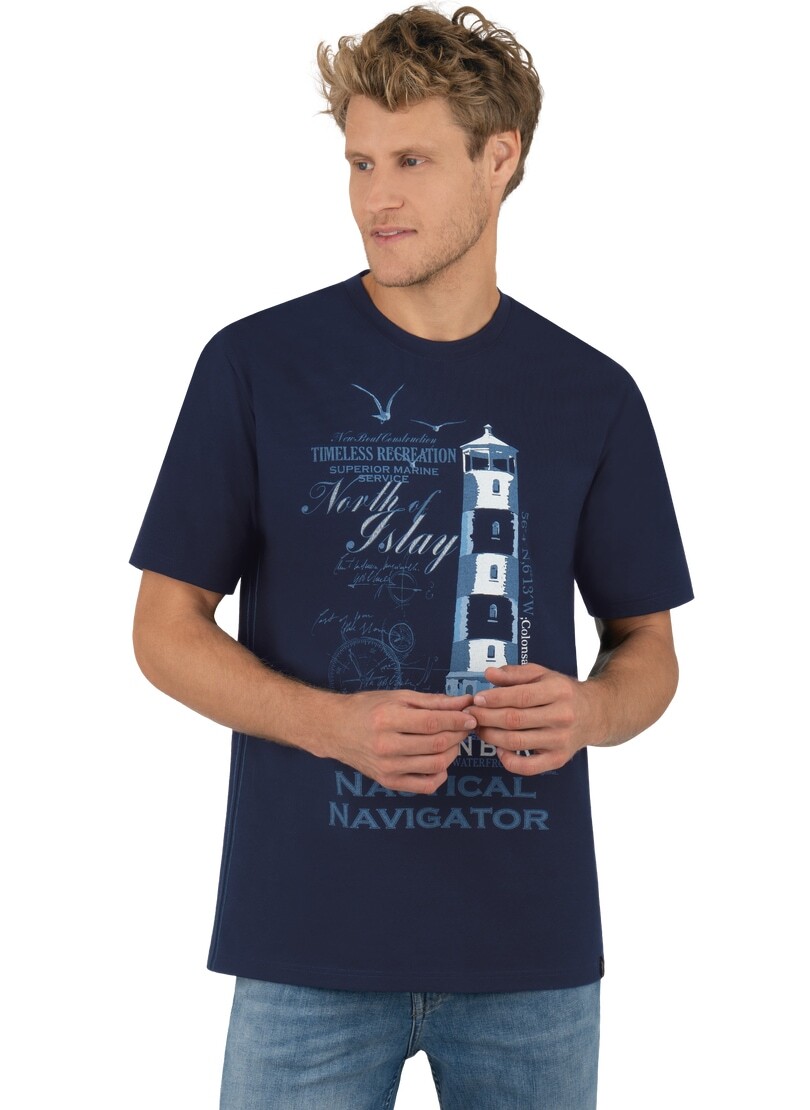 Trigema T-Shirt »TRIGEMA Freizeitshirt mit maritimem Motiv« von Trigema