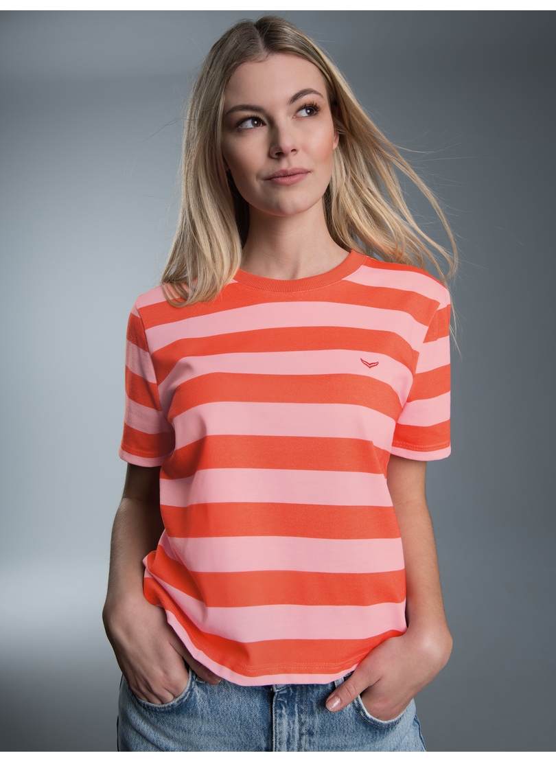 Trigema T-Shirt »TRIGEMA Heavy Oversized Shirt mit Ringelmuster«, (1 tlg.) von Trigema