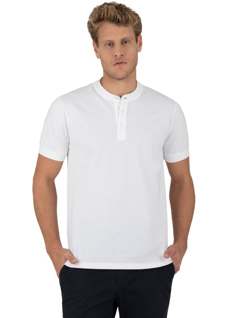 Trigema T-Shirt »TRIGEMA Henley Shirt mit Knopfleiste«, (1 tlg.) von Trigema