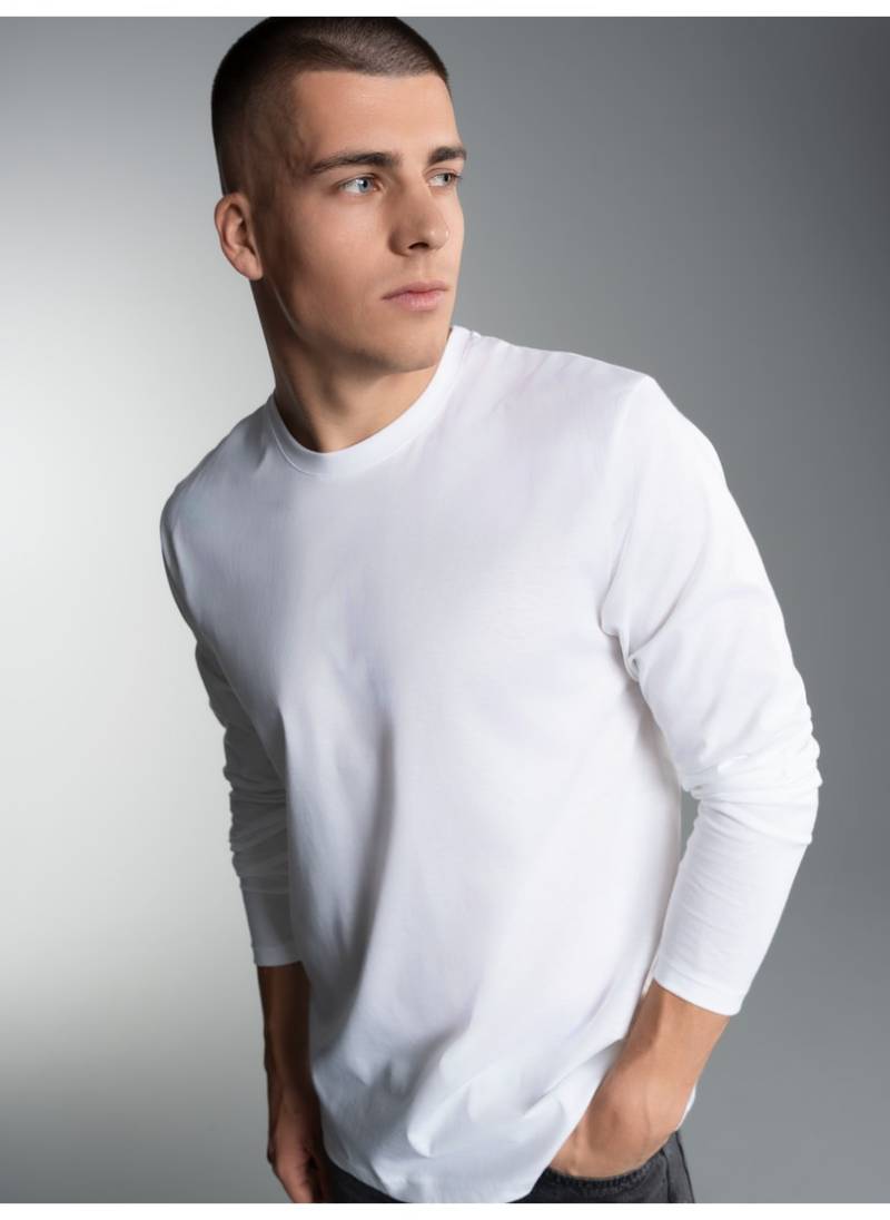 Trigema T-Shirt »TRIGEMA Langarmshirt aus 100% Baumwolle«, (1 tlg.) von Trigema