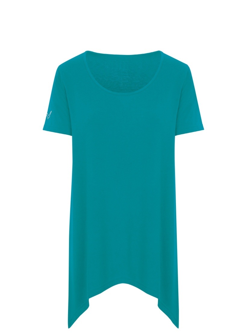 Trigema T-Shirt »TRIGEMA Long-Shirt mit edlen Strass-Steinen«, (1 tlg.) von Trigema