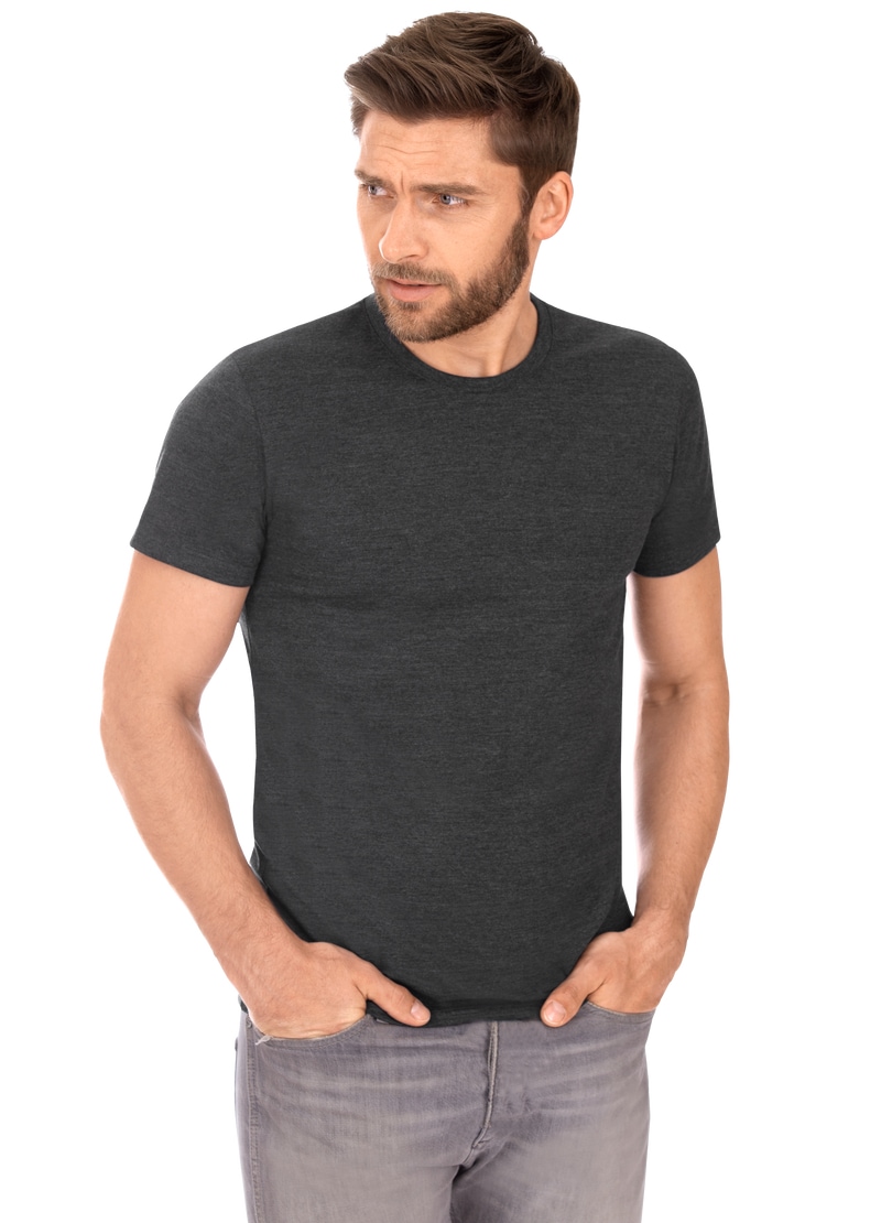 Trigema T-Shirt »TRIGEMA Slim Fit T-Shirt aus DELUXE Baumwolle«, (1 tlg.) von Trigema