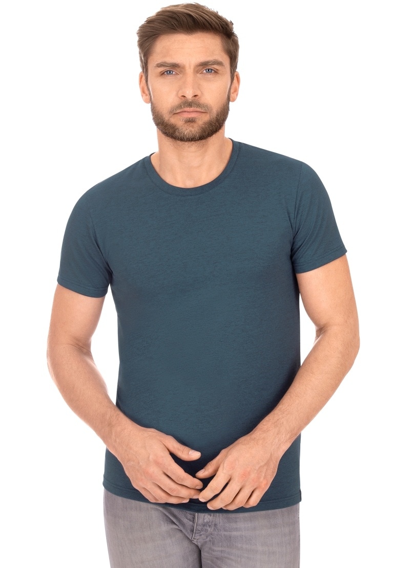 Trigema T-Shirt »TRIGEMA Slim Fit T-Shirt aus DELUXE Baumwolle«, (1 tlg.) von Trigema