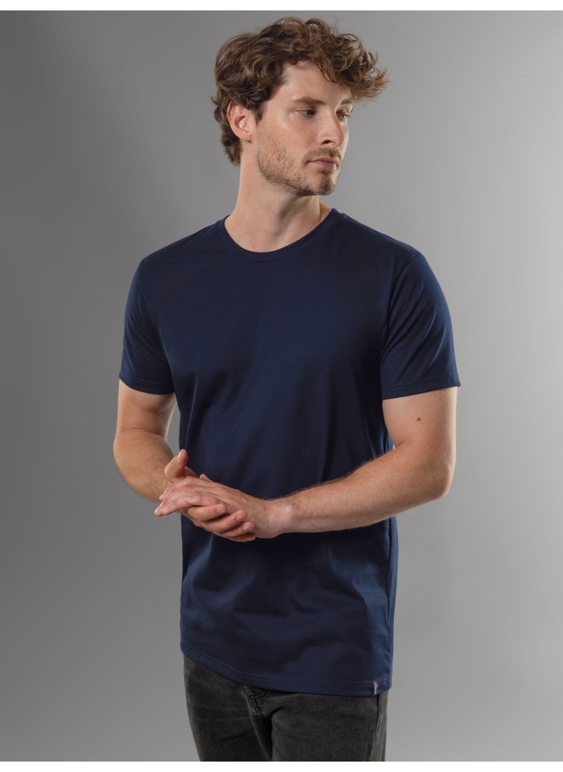 Trigema T-Shirt »TRIGEMA Slim Fit T-Shirt aus DELUXE Baumwolle«, (1 tlg.) von Trigema