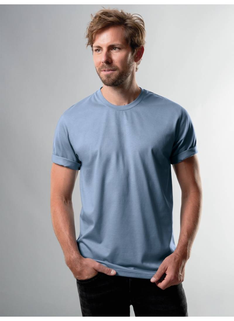 Trigema T-Shirt »TRIGEMA T-Shirt DELUXE Baumwolle«, (1 tlg.) von Trigema