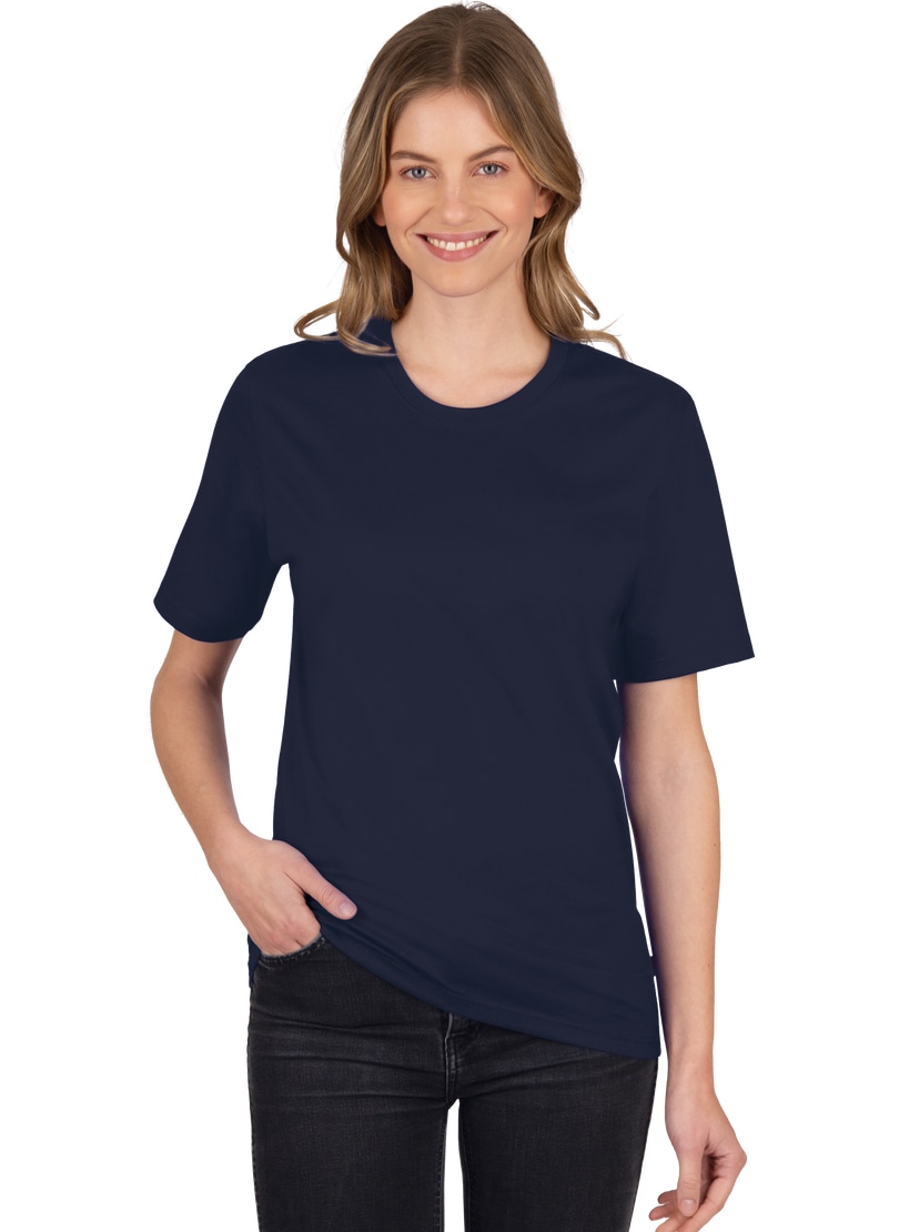 Trigema T-Shirt »TRIGEMA T-Shirt DELUXE Baumwolle«, (1 tlg.) Trigema T-Shirt »TRIGEMA T-Shirt DELUXE Baumwolle«, (1 tlg.) von Trigema