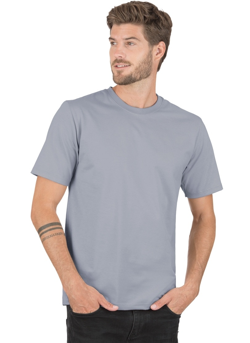 Trigema T-Shirt »TRIGEMA T-Shirt DELUXE Baumwolle«, (1 tlg.) von Trigema