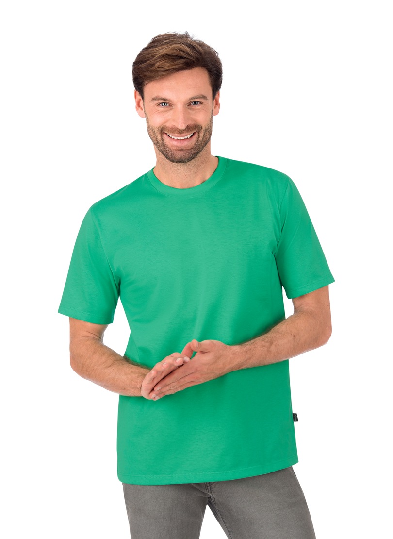 Trigema T-Shirt »TRIGEMA T-Shirt DELUXE Baumwolle«, (1 tlg.) von Trigema